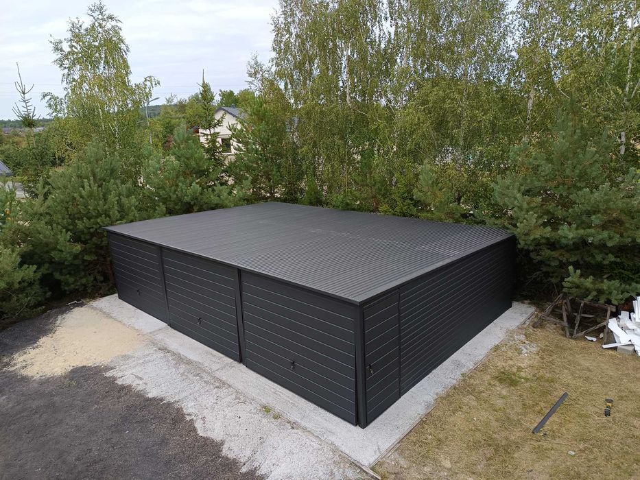 Garaż blaszany garaże blaszane 9x5 7x5 6x6 5x7 Rus- stal profil poziom