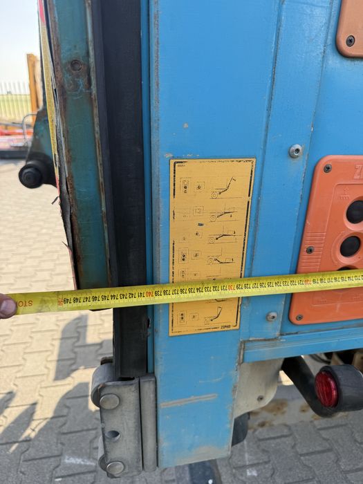 Paka Zabudowa z windą izoterma  kontener volvo man scania