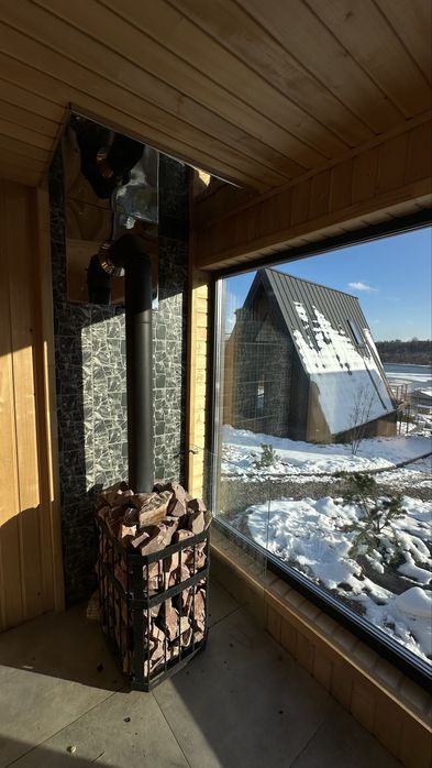 Подобова оренда котеджу м. Львів Volya.Resort з чаном та сауною