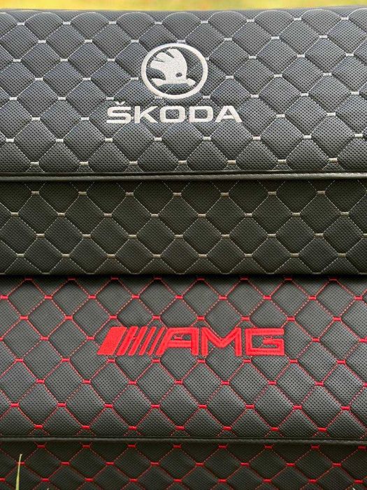 ПОСИЛЕНИЙ! Органайзер в авто, сумка в багажник, автокейс, еко шкіра