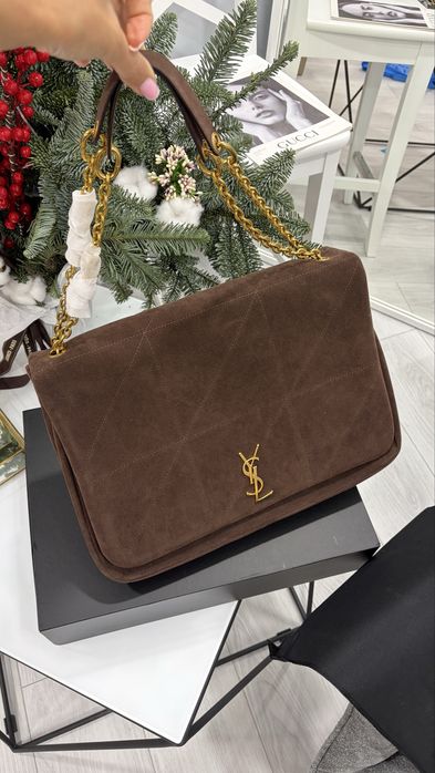 Сумка YSL Yves Saint Laurent шоколадна