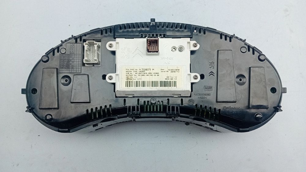 Quadrante / painel de instrumentos CITROËN C4 II (B7)