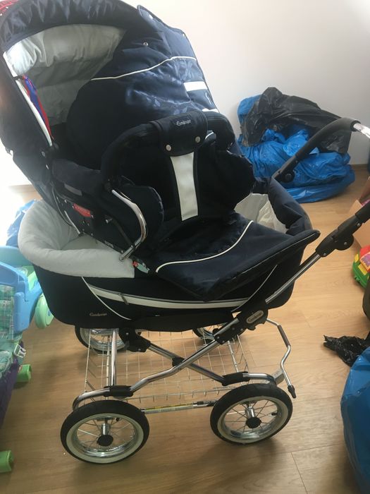 Wózek Emaljunga Gondola Spacerówka Fotelik Jak Nowy!