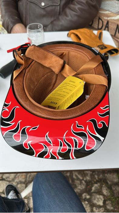 Capacete retro chopper baseball cap