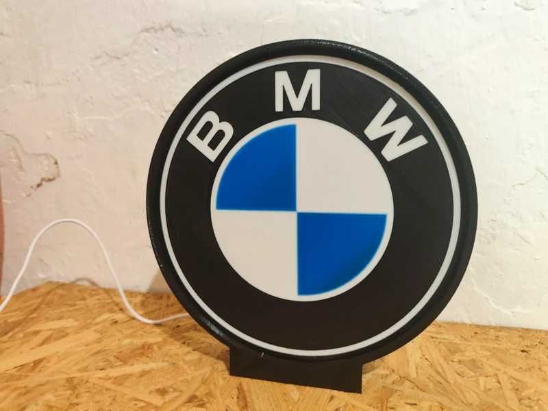 Lightbox luminaria decorativa BMW