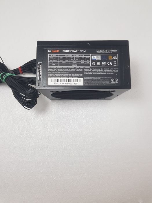 Блок Питания Be Quiet Pure Power 12M 1000w  80Gold