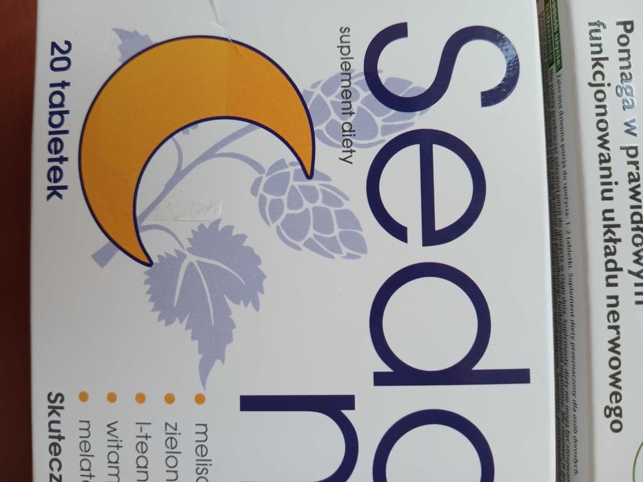 Zestaw uspokajający nasenny Sedarel dzień+Sedarel noc tabletki