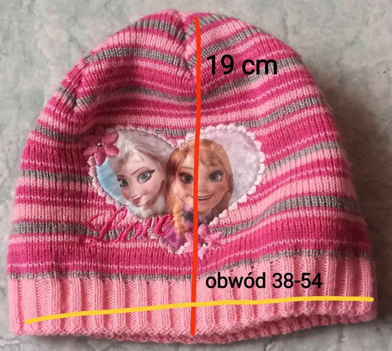 Czapka zimowa dziewczęca