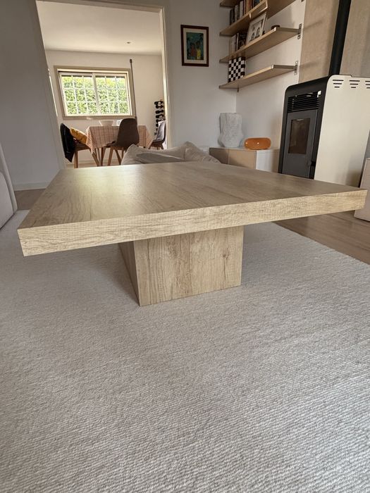 Mesa de Centro de Sala em Madeira Maciça Feita por Medida