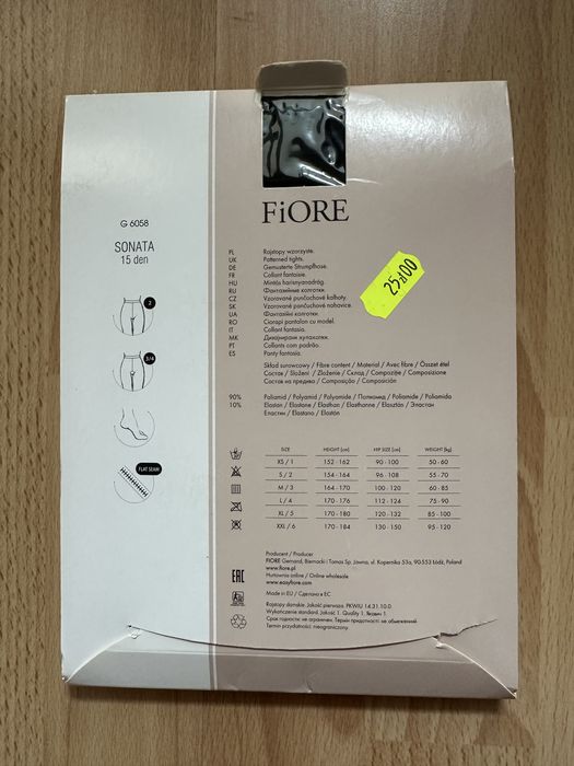 Rajstopy Fiore Sonata Black 4