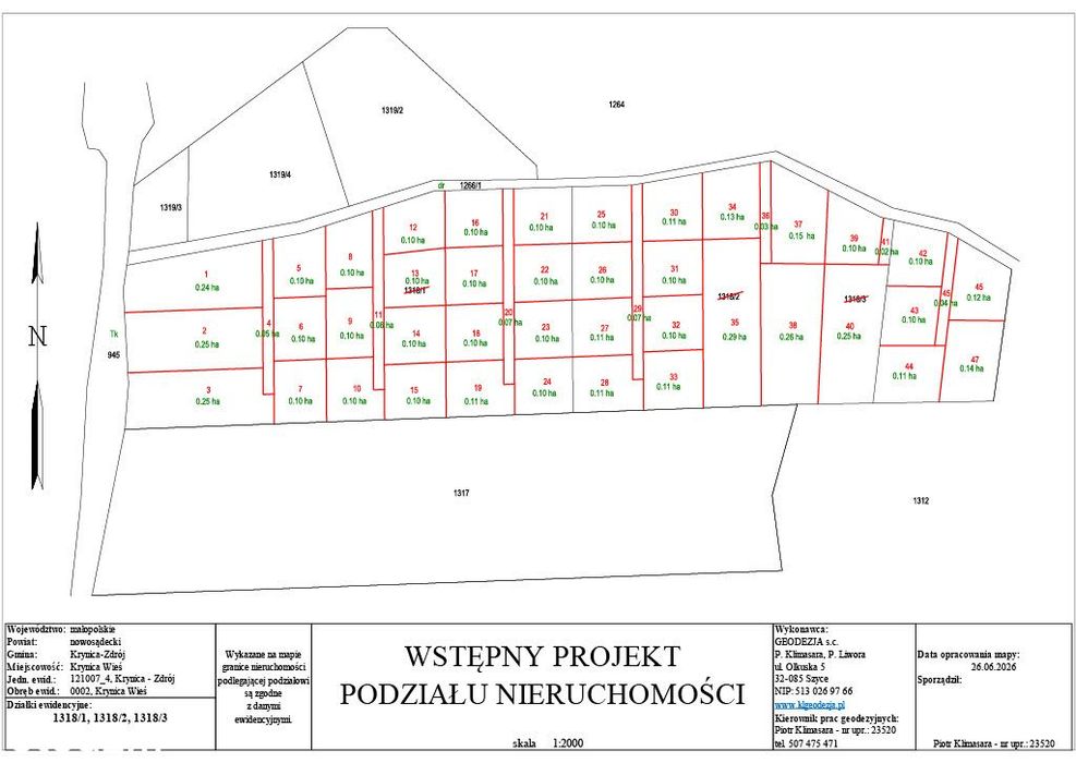 KrynicaZdrój działka dom jednorodzinny/osiedle/inwestycja deweloperska