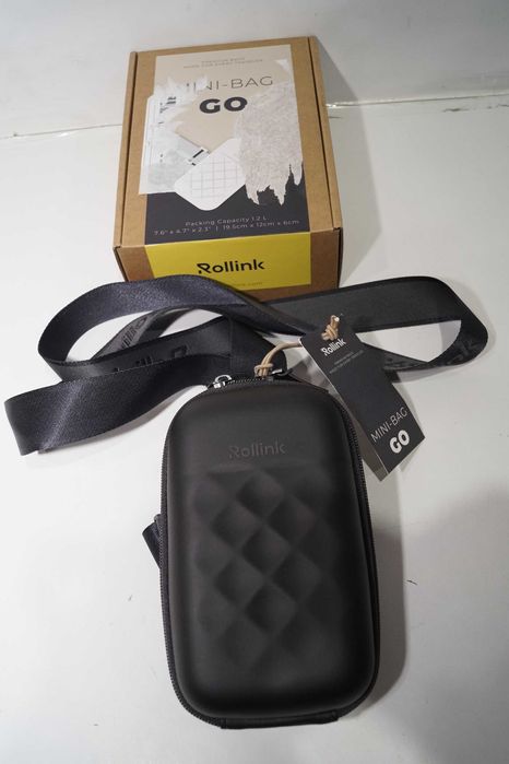 84 Rollink Mini Bag GO saszetka/nerka mała torebka na ramę czarna