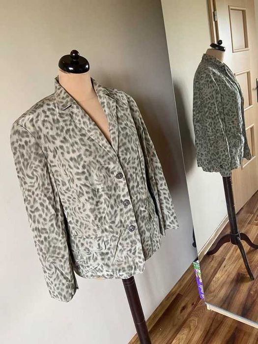 Gerry weber zakiet marynarka panterka animal xxxl 46 48 +size