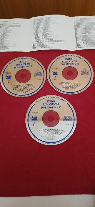 Cds Êxitos Românticos dos anos 70 e 80