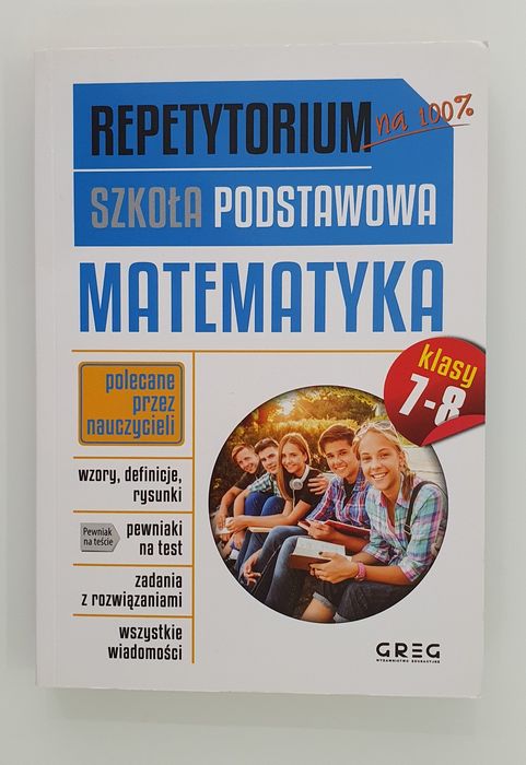 Repetytorium Matematyka klasy 7-8  Gancarczyk Roman