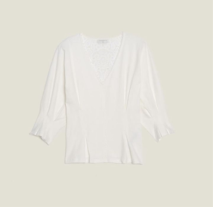 Оригинальная кофточка , футболка  Sandro Paris