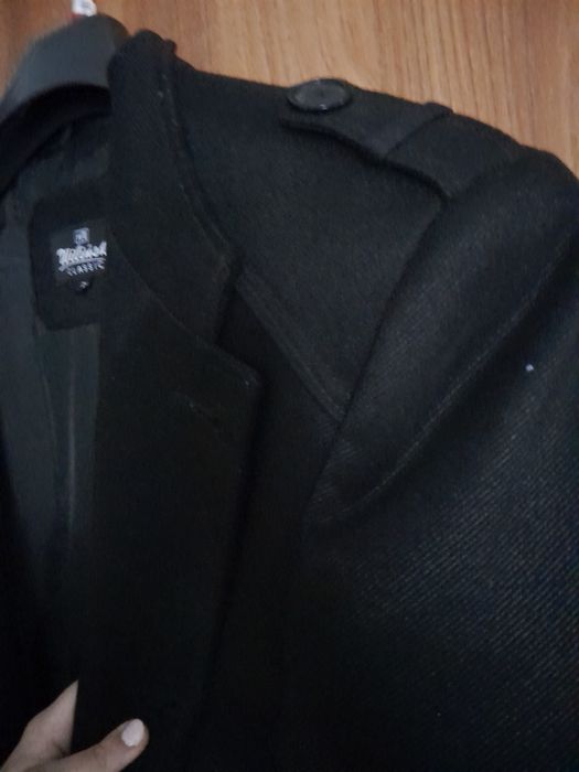 Płaszcz męski czarny