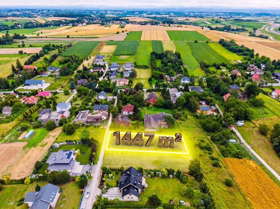 działka budowlana w Łuczycach gmina Kocmyrzów-Luborzyca, bez pośredników - Widok 4