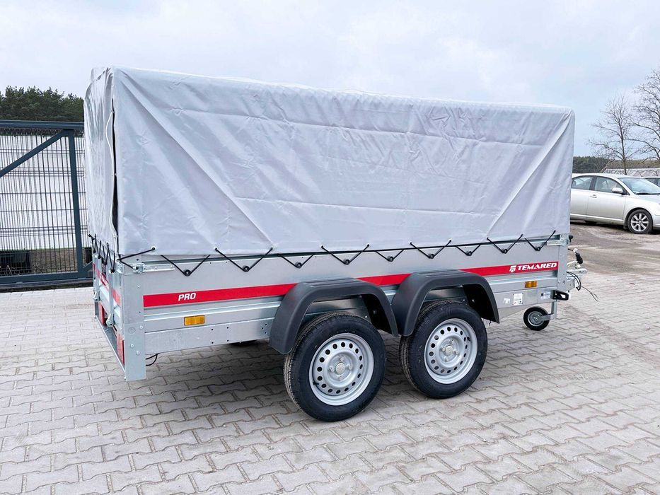 Przyczepa z plandeką TEMARED PRO 2612/2 264x126 cm H800 DMC 750 kg 2 osie