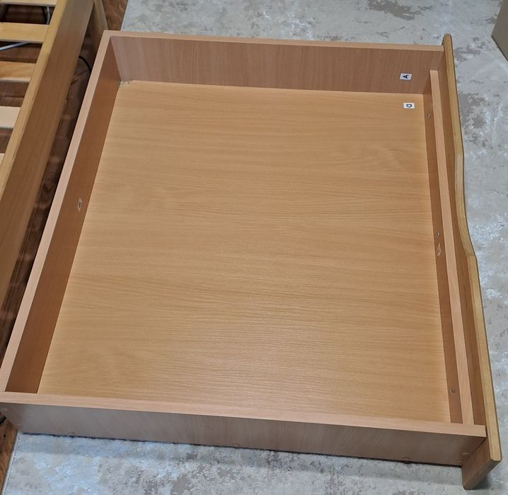 Односпальне  ліжко дерев'яне, бук 90 × 200