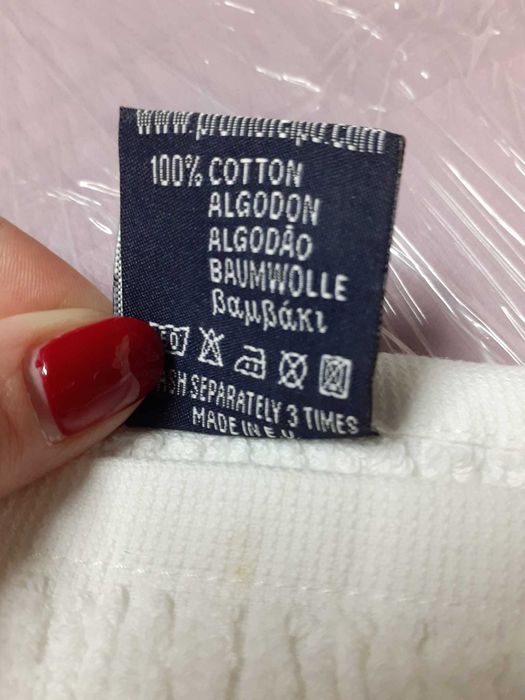 Toalha de mãos branca