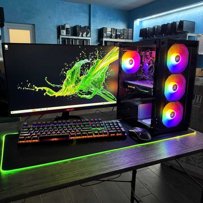 Ігровий ПК компʼютер RX 8GB  стаціонарний комп 4 ядра / 32ГБ ОЗУ Системник