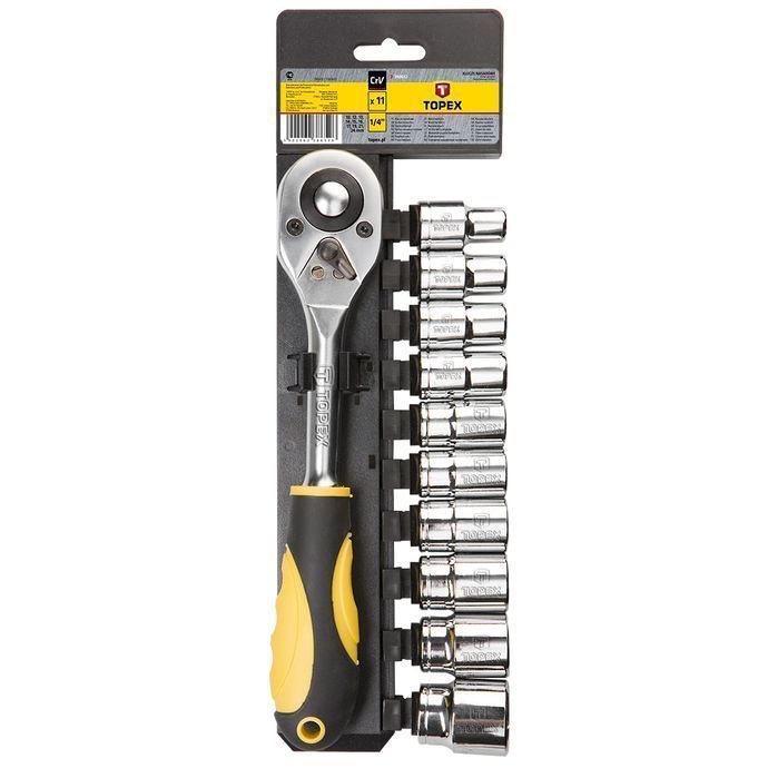 Klucze Nasadowe 1/2", Zestaw 11 Szt.