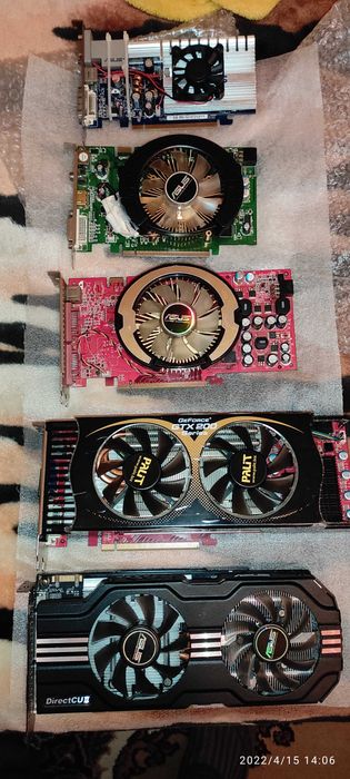 Видеокарта NVidia Asus PCIX