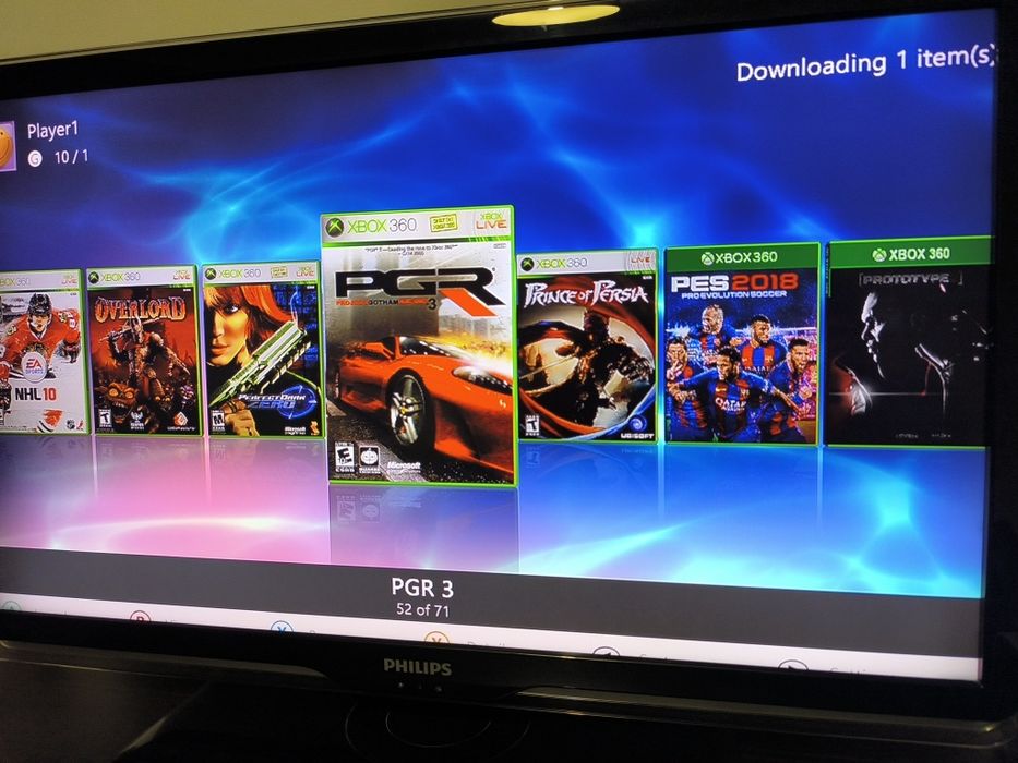 Consola Xbox 360 + 71 jogos