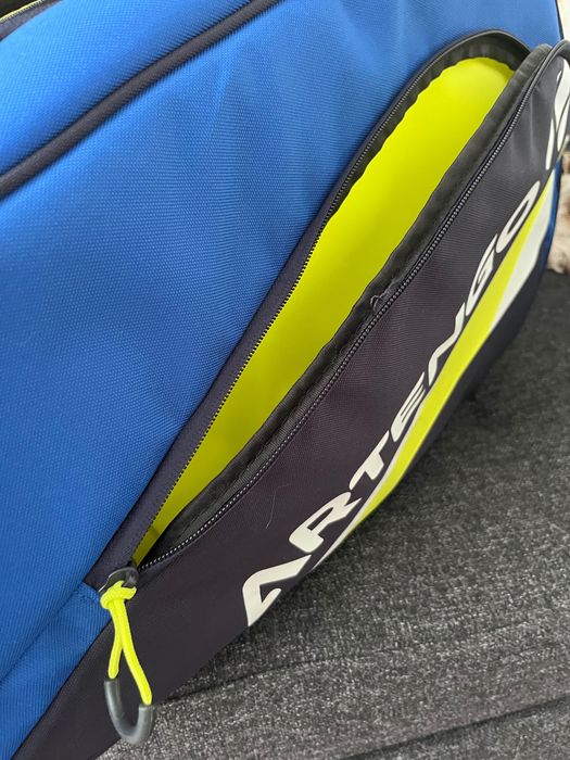 Saco de Padel Artengo – Azul/Verde – Muito bom estado