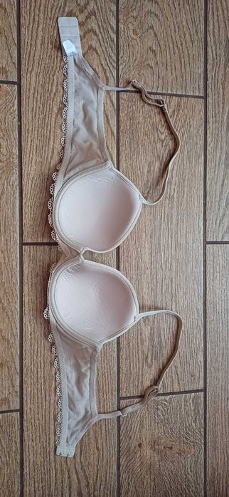 Beżowy# cielisty biustonosz Mey Allura r. 80 A