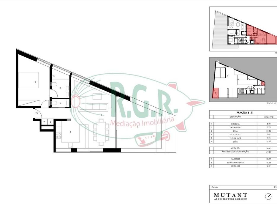 T1 Terraço (29m2) |Lg. Garagem e Arrumos | SÃO COSME