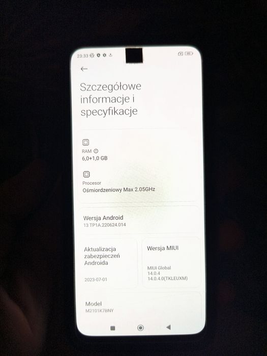 Smartfon Xiaomi Redmi Note 10 S 6/64 GB