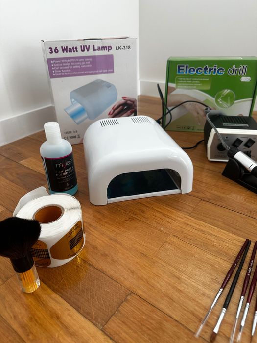 Conjunto KIT para fazer Unhas de Gel completo NOVO