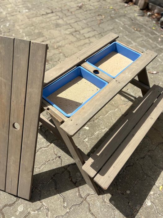 Mesa tipo picnic para crianças