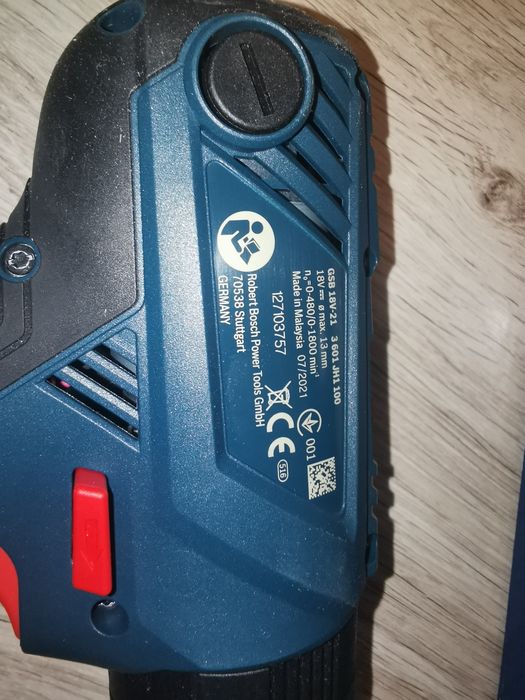 Bosch GSB 18V-21 +akumulator 4ah udar