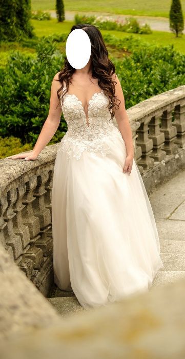 Suknia ślubna rozmiar 38 - PIĘKNA!!