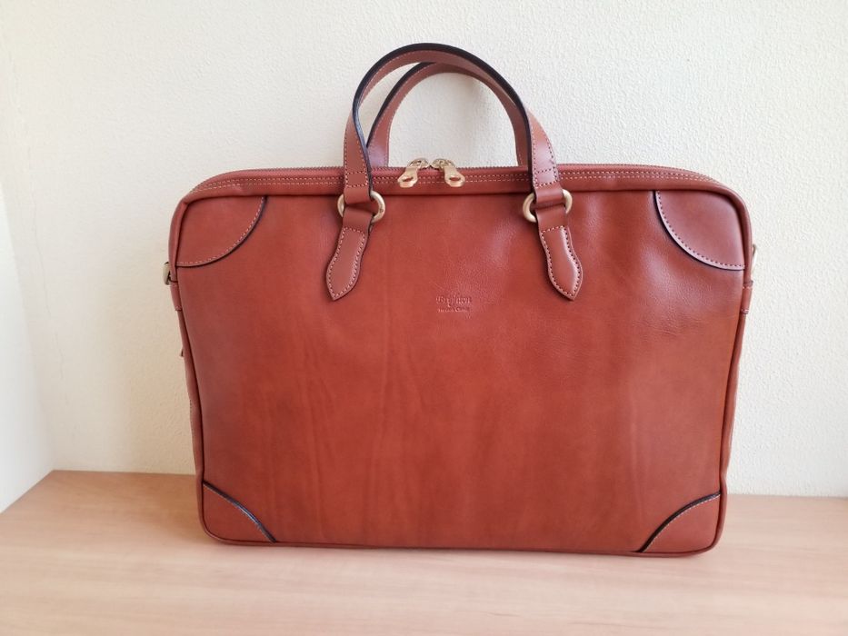 Японская  кожаная сумка