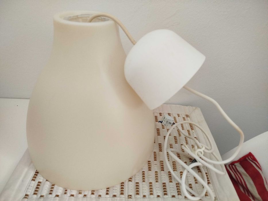 Conjunto de 8 candeeiros: teto e secretária // TROCA