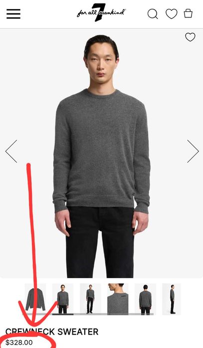 На Высокого XL 7 for all mankind НЕношеная легкая кофта