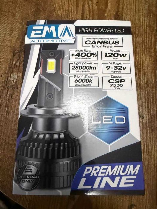Żarówki h7 LED premium line