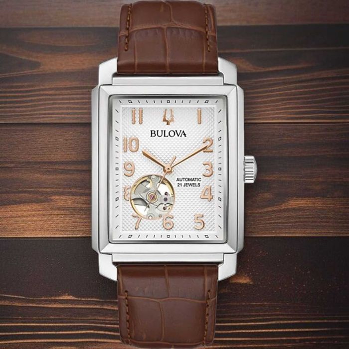 Pasek do zegarka Bulova Sutton 22 mm zapięcie motylkowe