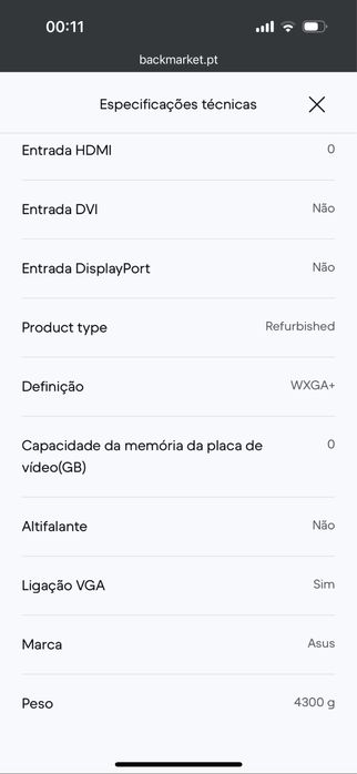 Monitor Asus 19” bom estado
