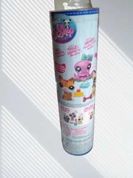 TUBA Littlest Pet Shop Seria 4. Zestaw 3 figurek + akcesoria