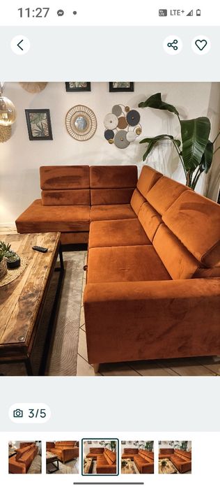 Narożnik .z funkcją spania