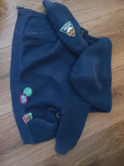 Bluza polarowa 62/68 jak kurtka