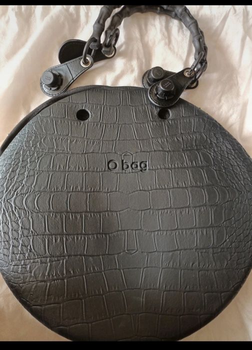 O bag Coco twist czarny guma