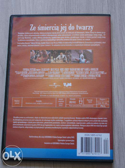Ze śmiercią jej do twarzy DVD
