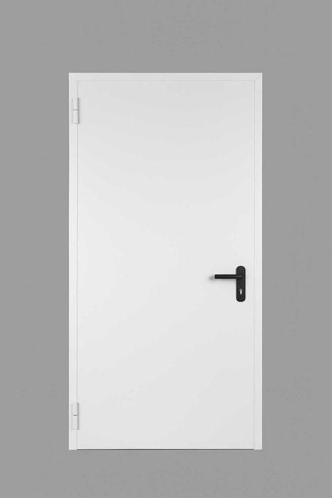 Drzwi Stalowe Techniczne Uniwersalne Metalowe Malowane rozmiar 80 cm