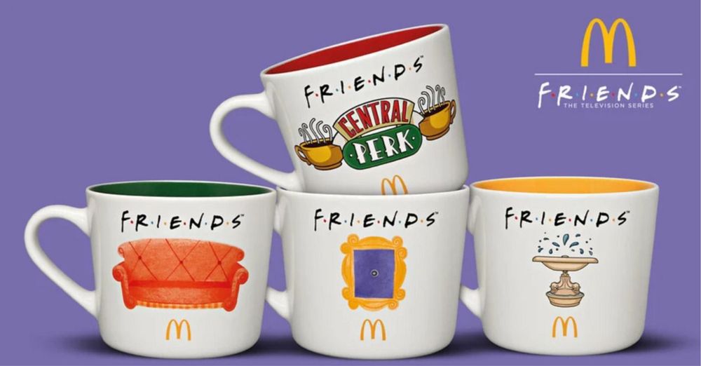Чашки та фігурки Friends McDonald’s
